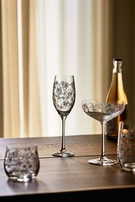 Slide View: 5: Fiorella Coupe Glasses, Set of 4