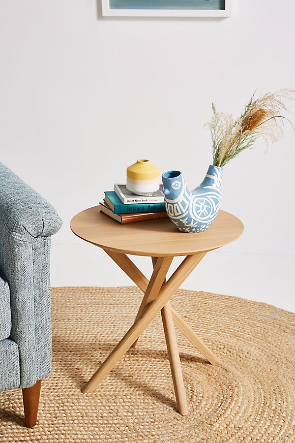 Slide View: 1: Oak Mikado Side Table