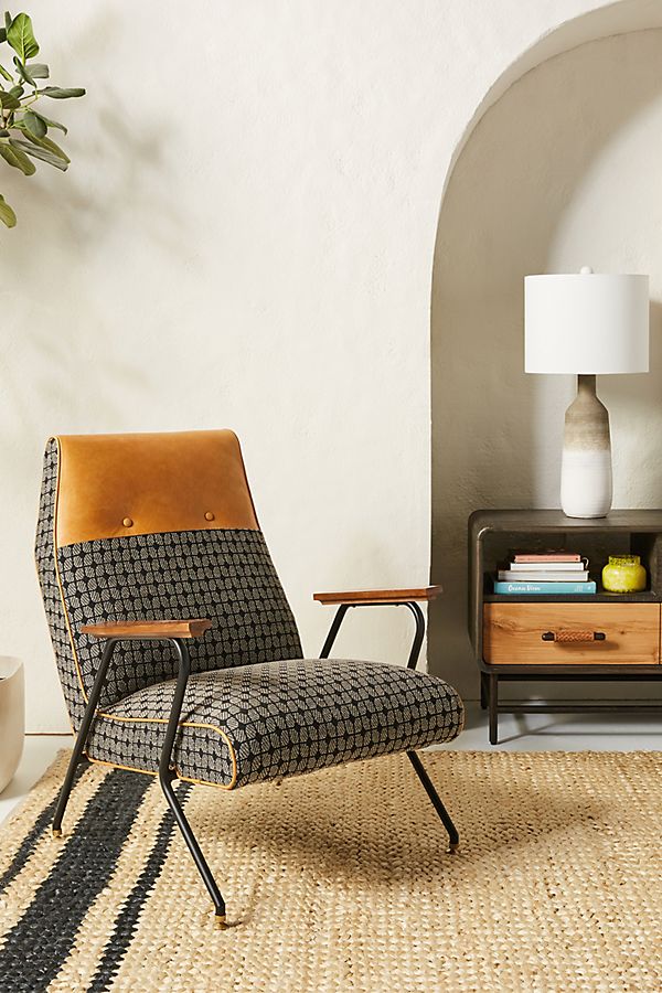 Slide View: 1: Modern Grid Quentin Chair