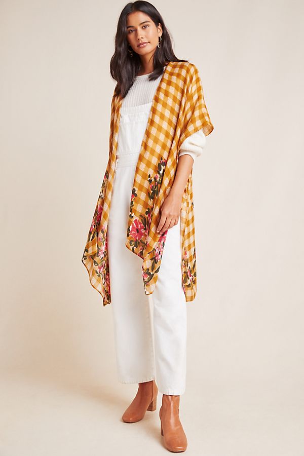 Slide View: 1: Audrey Printed Kimono