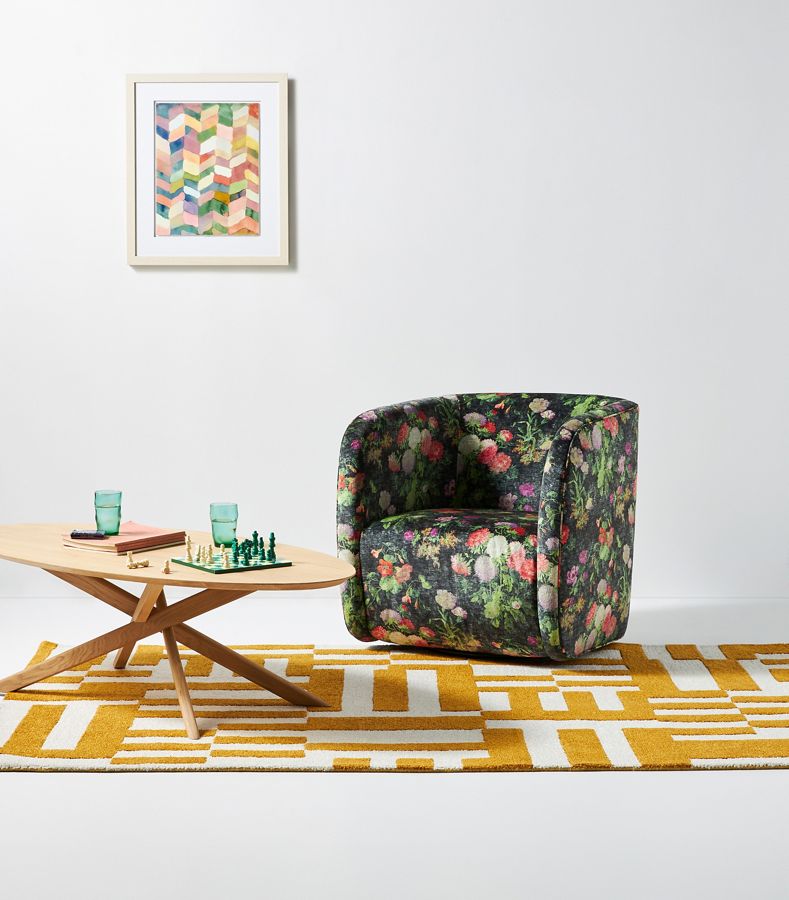 Rochelle Swivel Chair Anthropologie