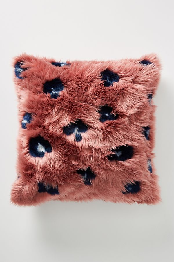 Slide View: 1: Dalia Faux Fur Pillow