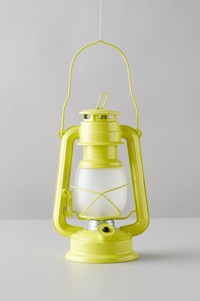 LED Frosted Camp Lantern Anthropologie