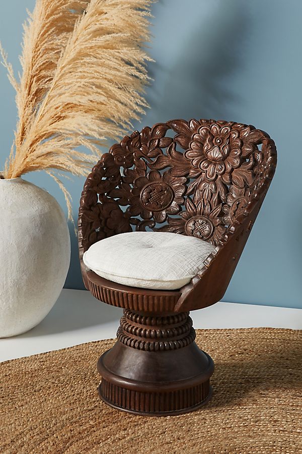 Slide View: 1: Tree of Life Accent Chair