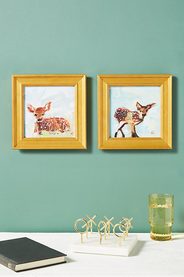 Slide View: 2: Baby Fawn Wall Art