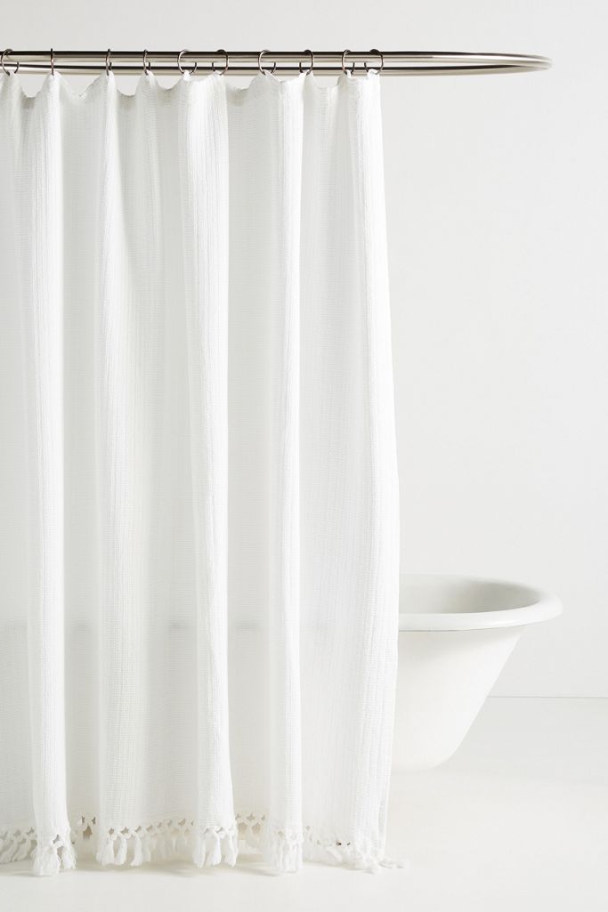 Fringed Marnie Shower Curtain Anthropologie