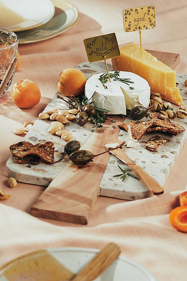 Slide View: 3: Herbiflora Cheese Markers, Set of 6