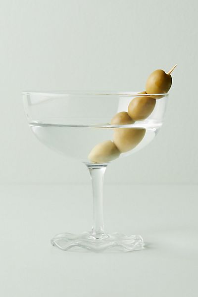 Fleur Coupe Glasses, Set of 4