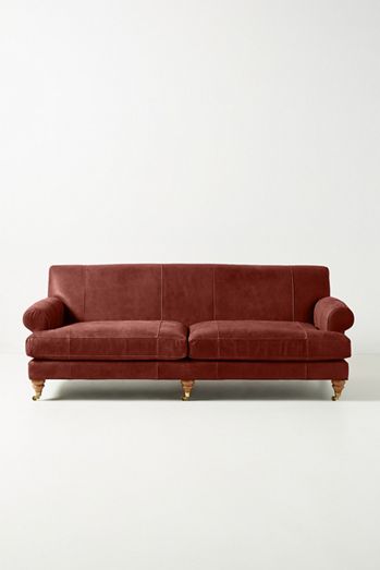 Willoughby Two-Cushion Leather Sofa
