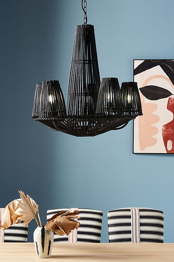 Slide View: 1: Tara Rattan Chandelier