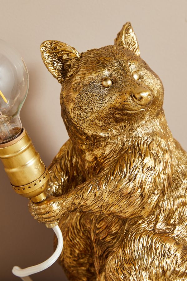 Slide View: 3: The Icon Table Lamp: Raccoon Edition