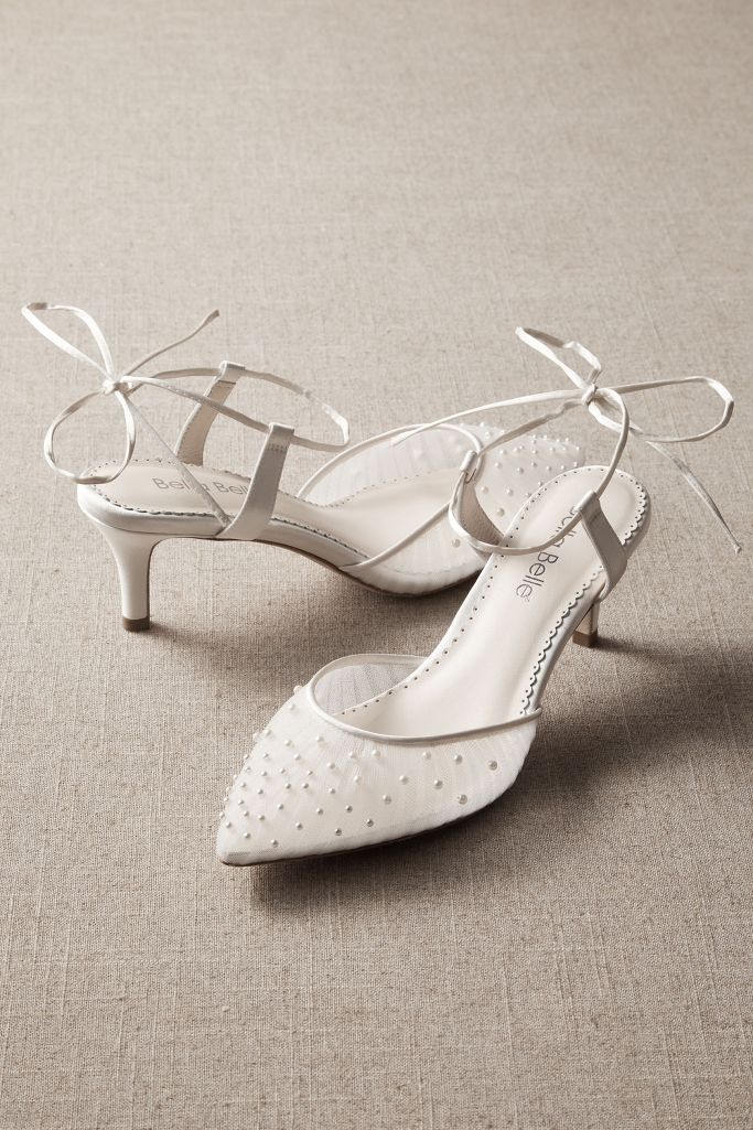 Bella Belle Pearl Heels | Anthropologie