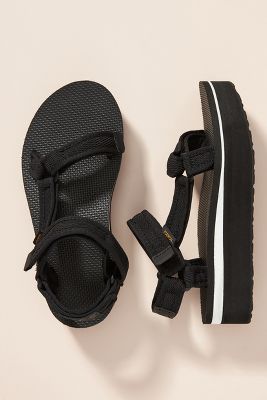 teva platform flip flops