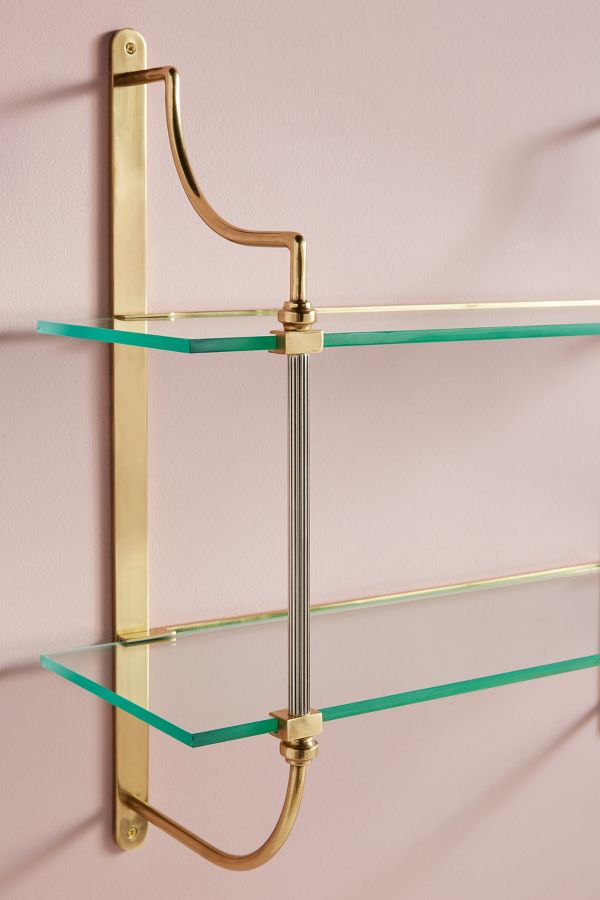 Slide View: 3: Sylvie Two-Tier Shelf