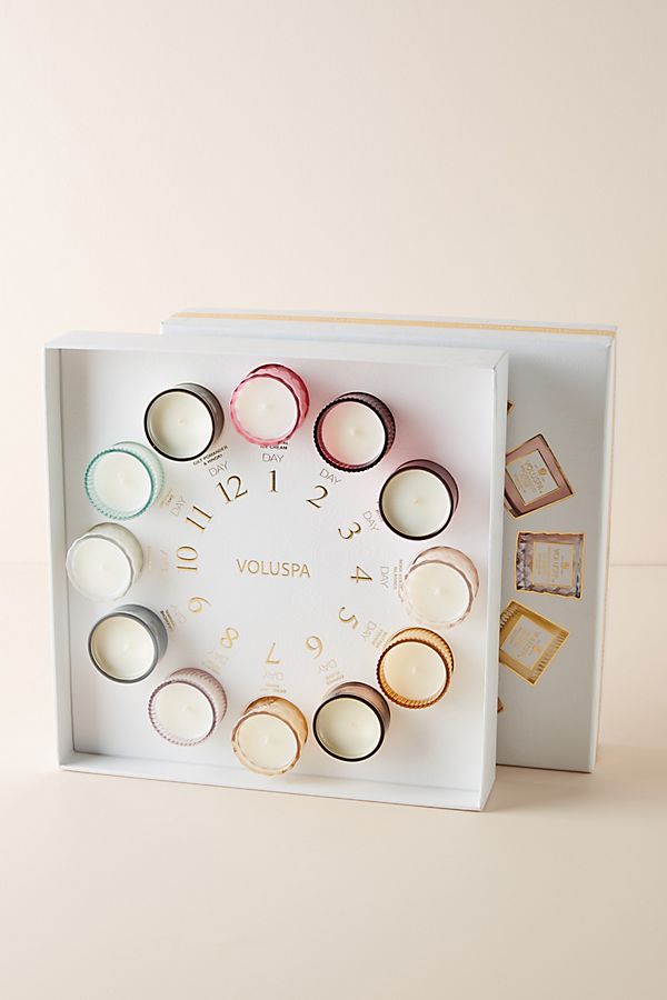 Slide View: 1: Voluspa 12 Days of Gifting Candle Set