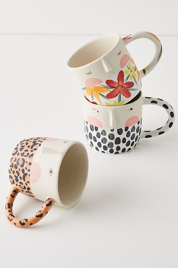 Slide View: 2: Fotini Tikkou Visage Mug