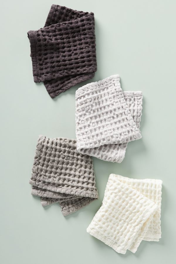 Slide View: 2: Market Waffle Dishcloths, Set of 4