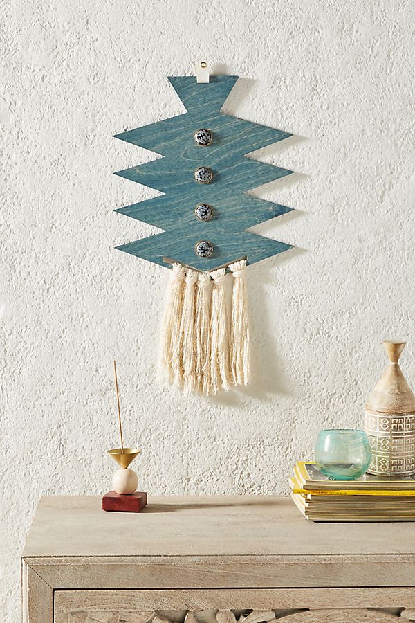 Slide View: 1: Indigo Wall Hanging