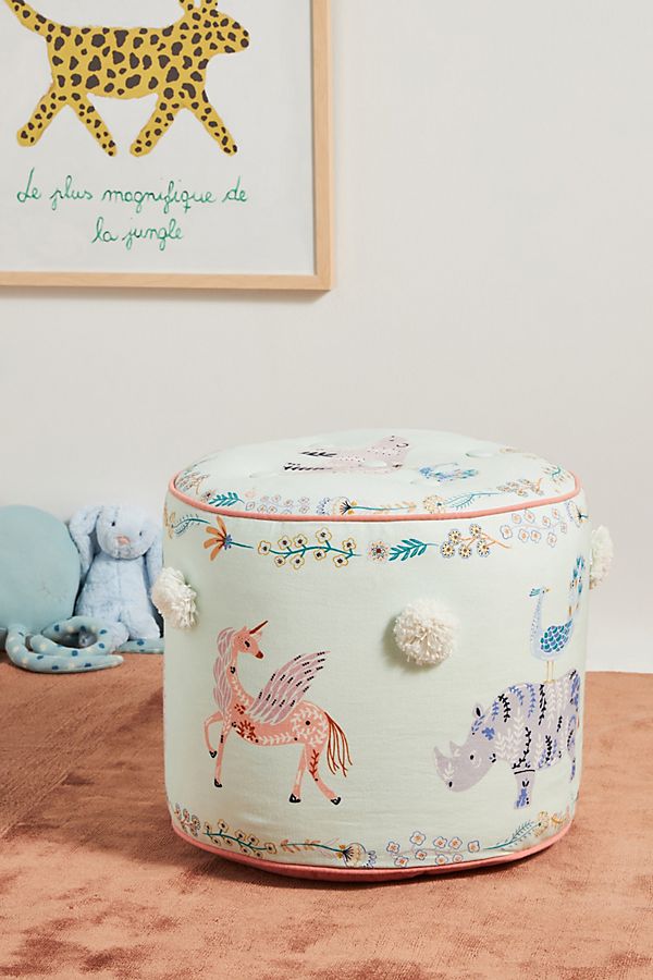 Slide View: 1: Paper & Cloth Dreamland Pouf