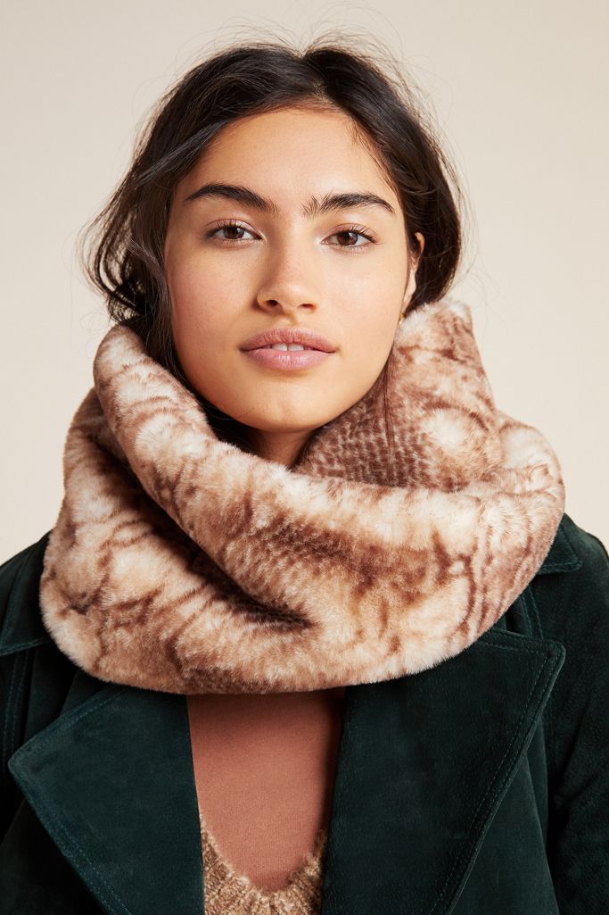 Marley Faux Fur Cowl Scarf Anthropologie