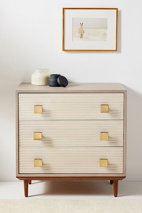 Slide View: 1: Saoirse Three-Drawer Dresser
