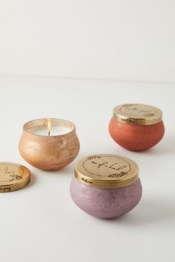 Slide View: 1: Valentine Mini Glass Candle
