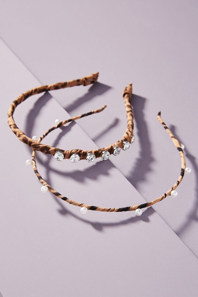 Sabine Embellished Headband Set Anthropologie