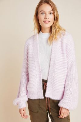 Tallulah Eyelash Cardigan | Anthropologie