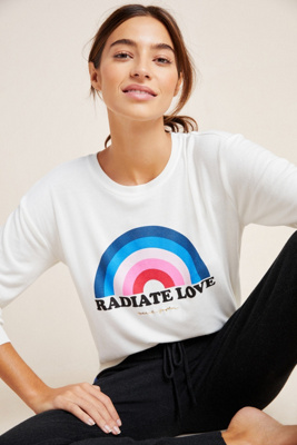 radiate love pullover