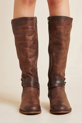 melissa belted tall frye boots