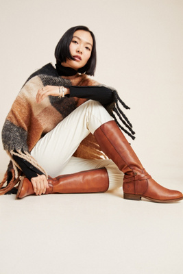 melissa burnished leather tall boot