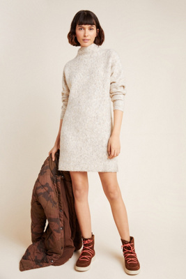 mock sweater dress