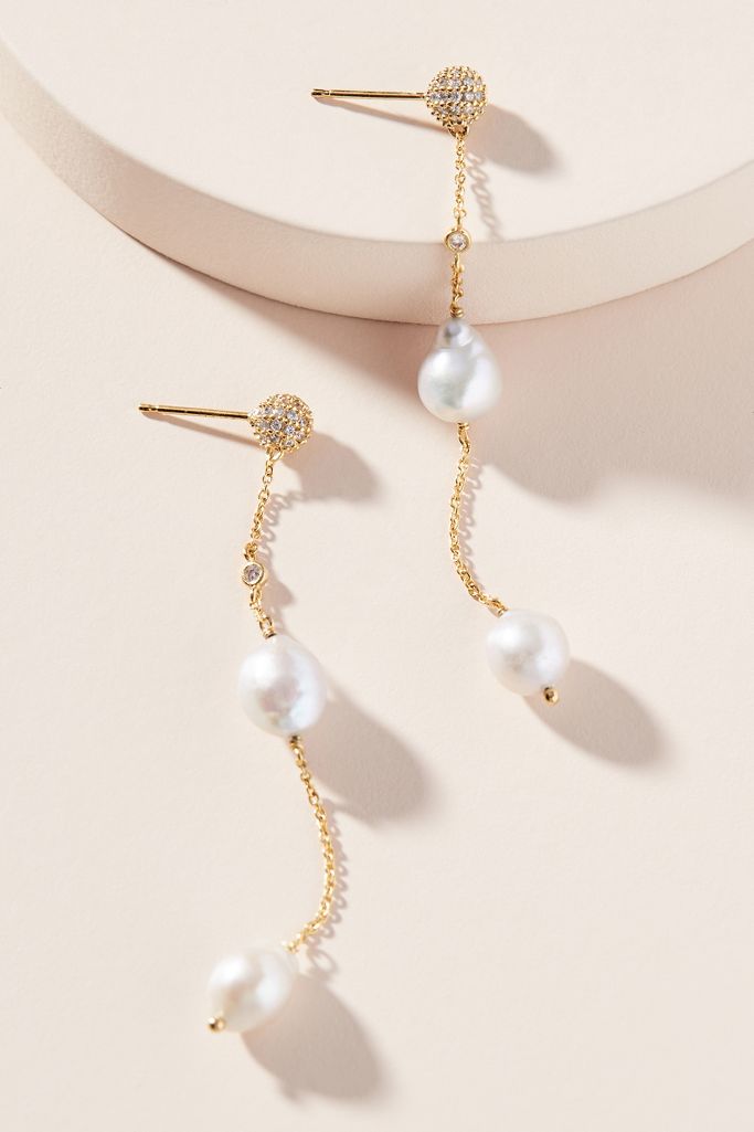 Philippa Pearl Drop Earrings Anthropologie 0515