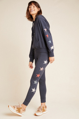 star sweatpants and sweatshirt