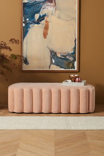 Soho Home x Anthropologie Adriana Ottoman Bench