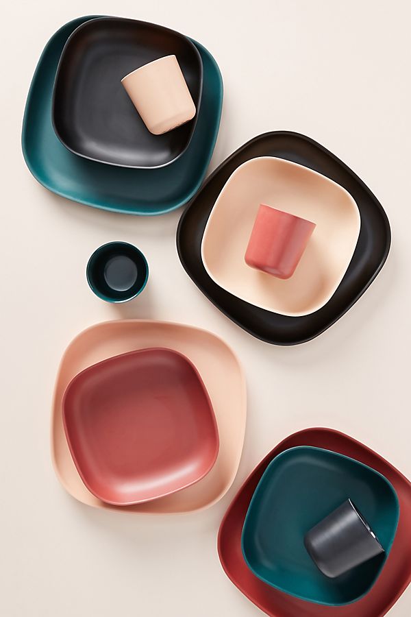 Slide View: 2: EKOBO Bamboo Melamine Bowls, Set of 4