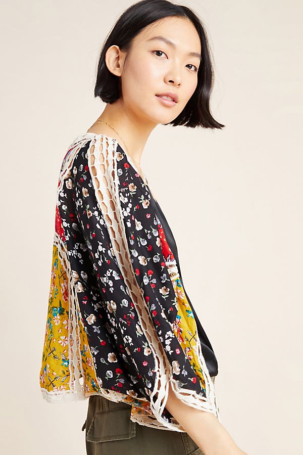 Slide View: 1: Eva Patchwork Kimono