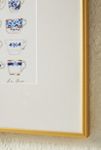 Thumbnail View 4: Blue and White Pattern China Teacups Wall Art