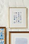 Thumbnail View 1: Blue and White Pattern China Teacups Wall Art