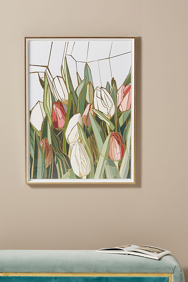 Slide View: 1: Roses Are Red I Wall Art
