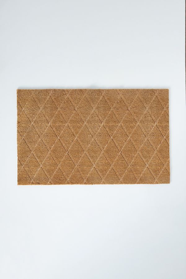 Slide View: 2: Trellis Embossed Doormat