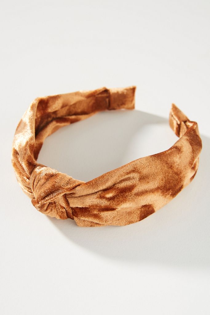 Joey Velvet Knotted Headband Anthropologie