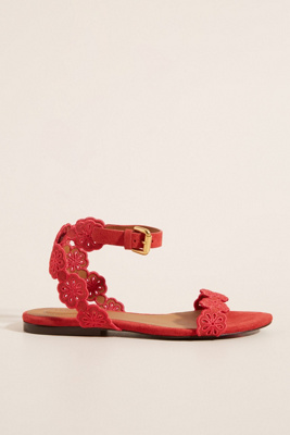 chloe scalloped sandals