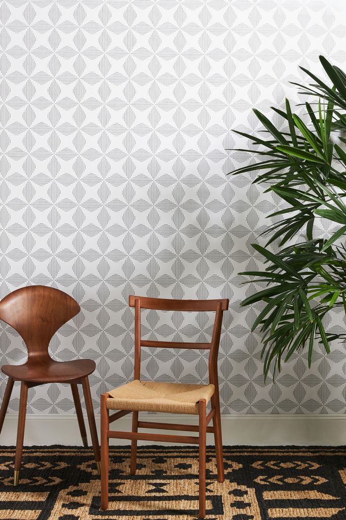 Star Geometric Wallpaper | Anthropologie