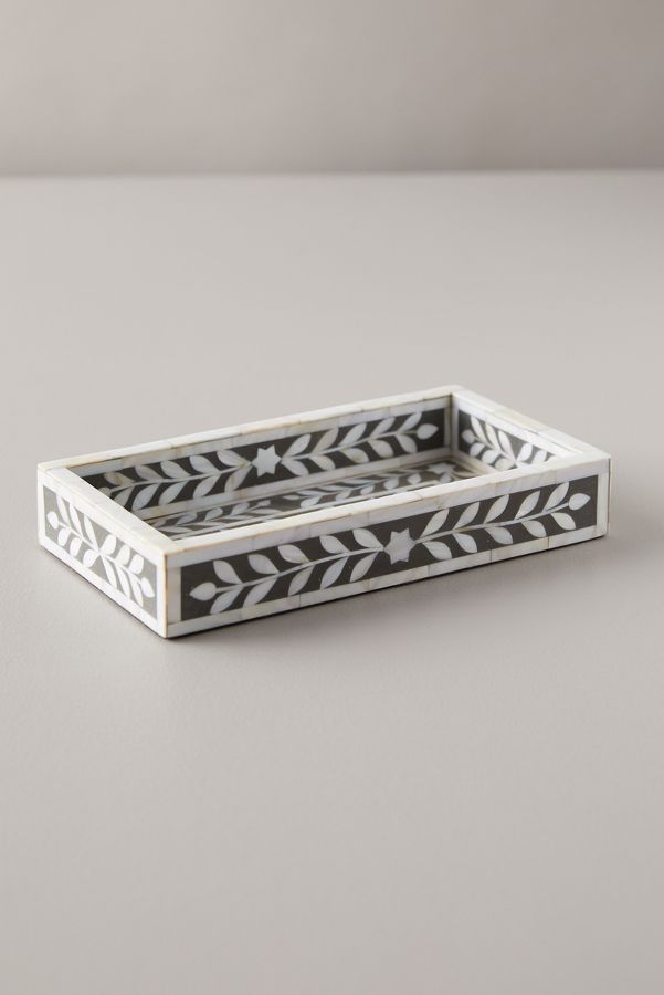 Slide View: 2: Mother of Pearl Inlay Tray