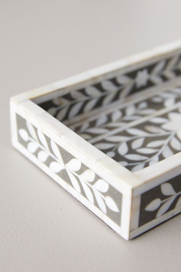 Slide View: 4: Mother of Pearl Inlay Tray