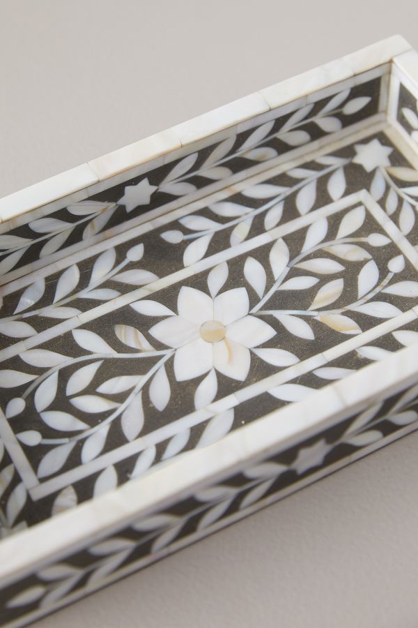 Slide View: 5: Mother of Pearl Inlay Tray