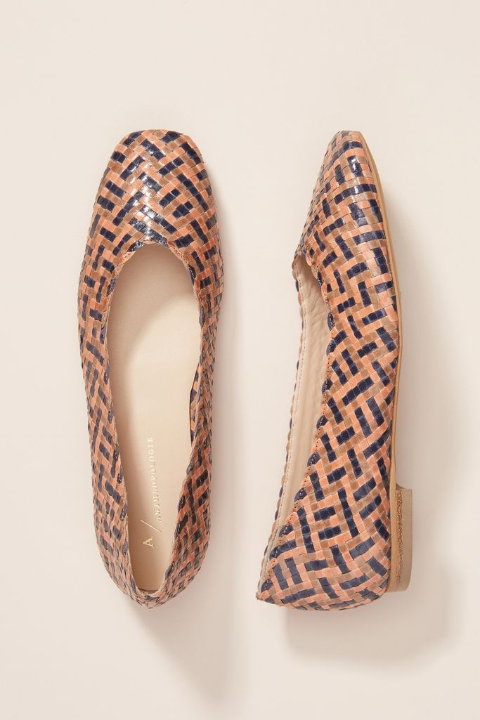 Beth Woven Flats | Anthropologie