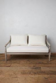 Slide View: 3: Shoreham Teak Two Seat Sofa