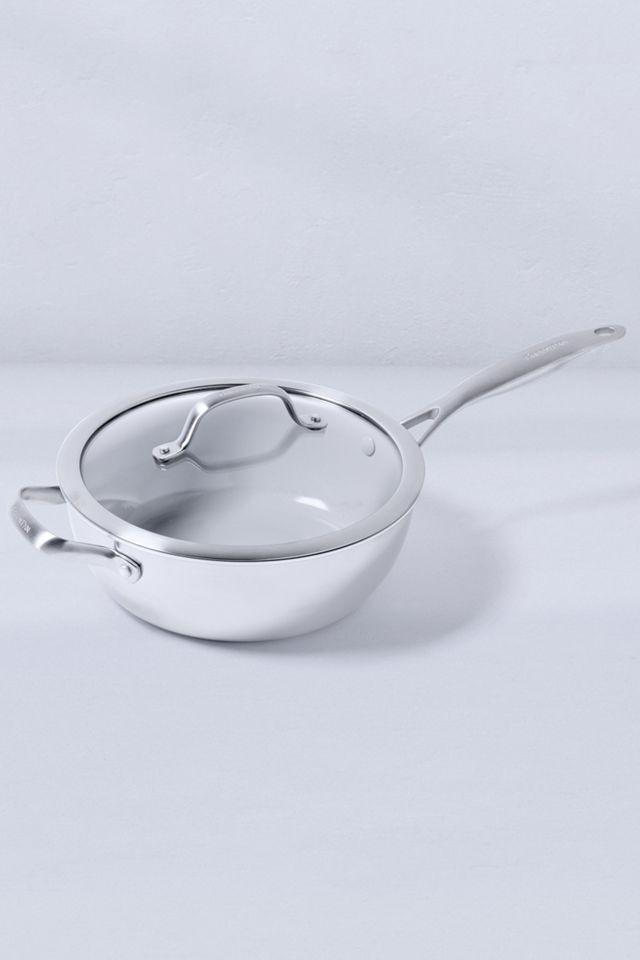 GreenPan Venice Pro Covered Chef’s Pan with Helper Handle Anthropologie